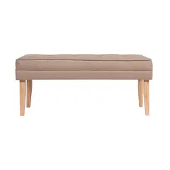 GENERICO - Banqueta Style Beige Omega Capitone 100x40x40 cm de Máxima Design