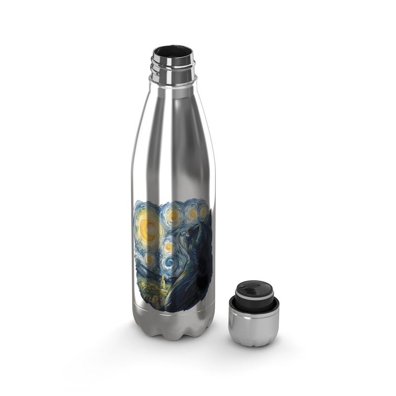 CREANGO - BOTELLA DE AGUA TERMICA GATO NOCHE ESTRELLADA