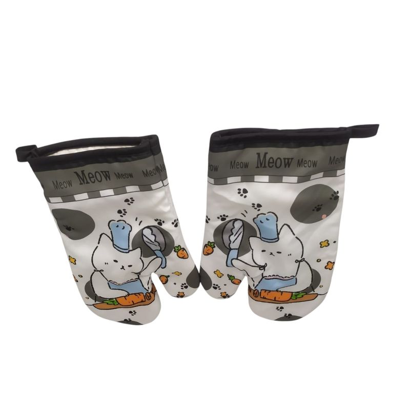 GENERICO - 2 Guantes De Cocina, Toma Ollas, Guantes De Horno, Kawaii