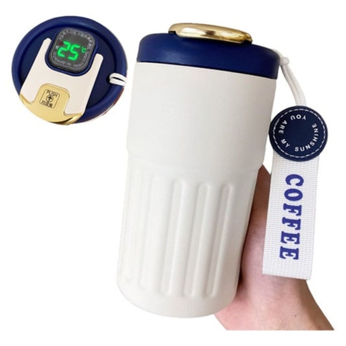 GENERICO - Taza Tazón Mug Hermético Para Café C Control De Temperatura