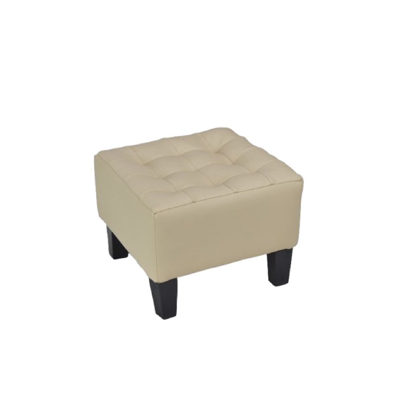 BILDUN - Pouf Ecocuero Marfil