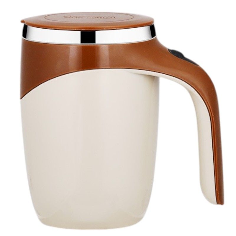 GENERICO - Tazón Mug Taza Con Revolvedor Automático A Pilas Con Tapa