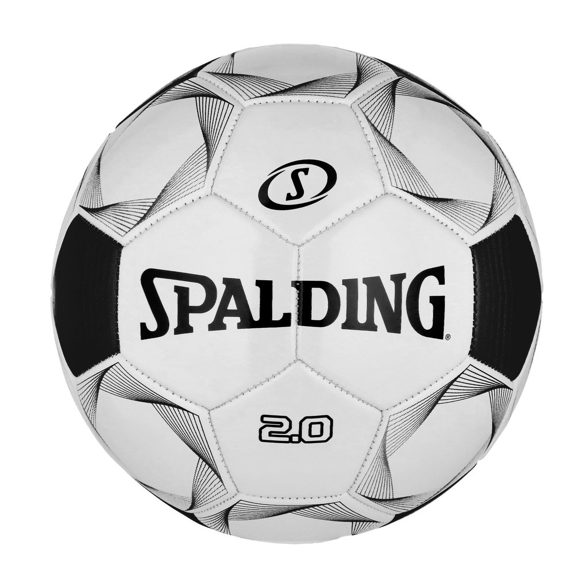 SPALDING - Balón de Fútbol 2.0 Spalding – N°5 Negro