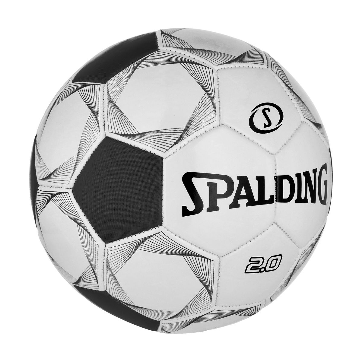 SPALDING - Balón de Fútbol 2.0 Spalding – N°5 Negro