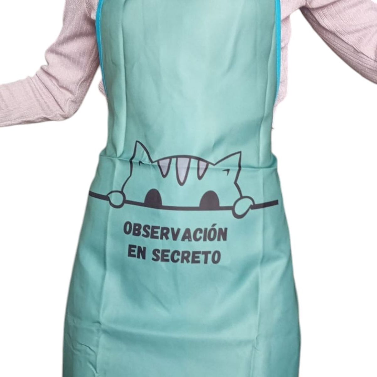 GENERICO - Pechera O Delantal De Cocina Estampado Gatito Kawaii