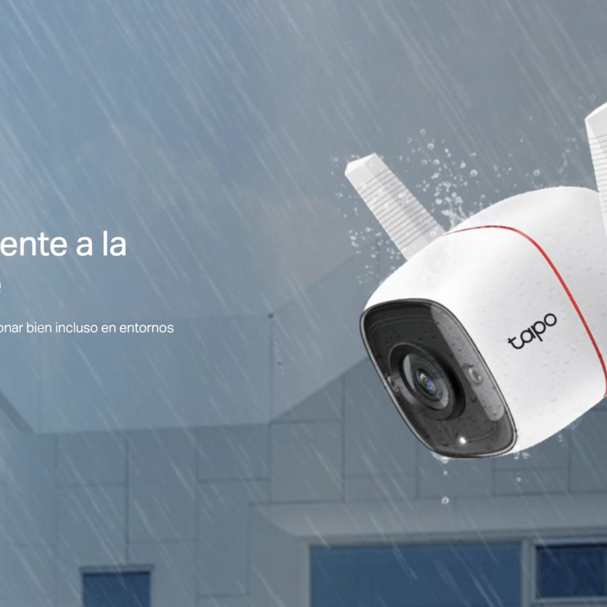 TP LINK - Set 2 Cámaras Outdoor Tapo C310 Wi-Fi 2k Visión Nocturna + 128 GB