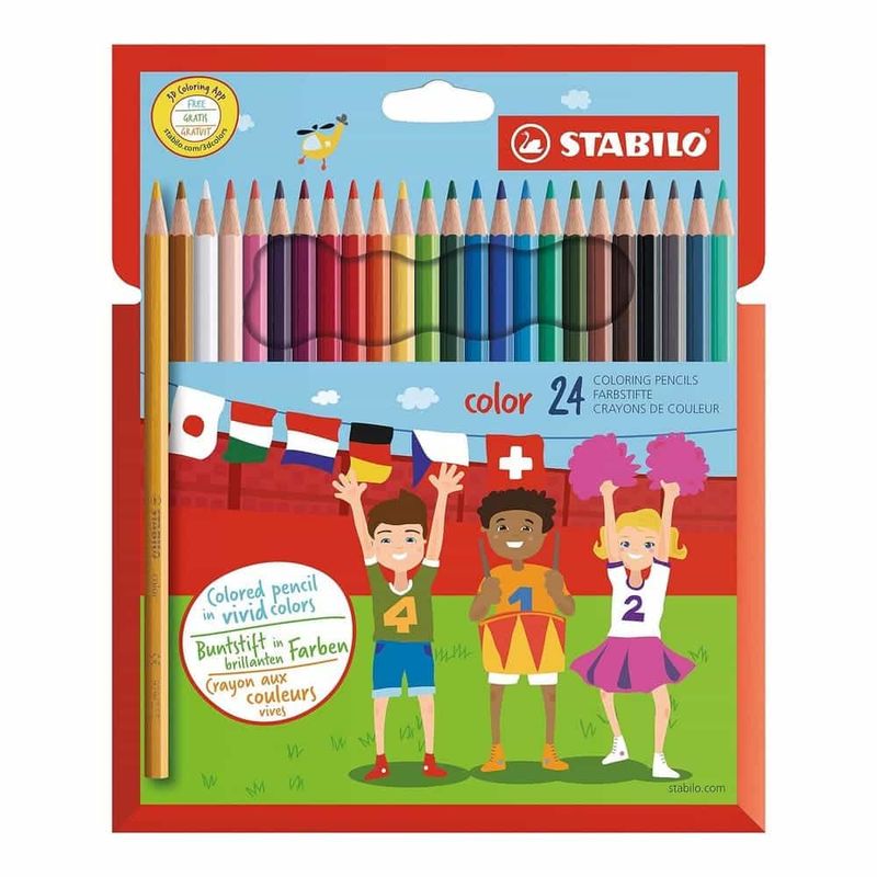 STABILO - Set de 24 Lápices de Madera para Colorear Stabilo