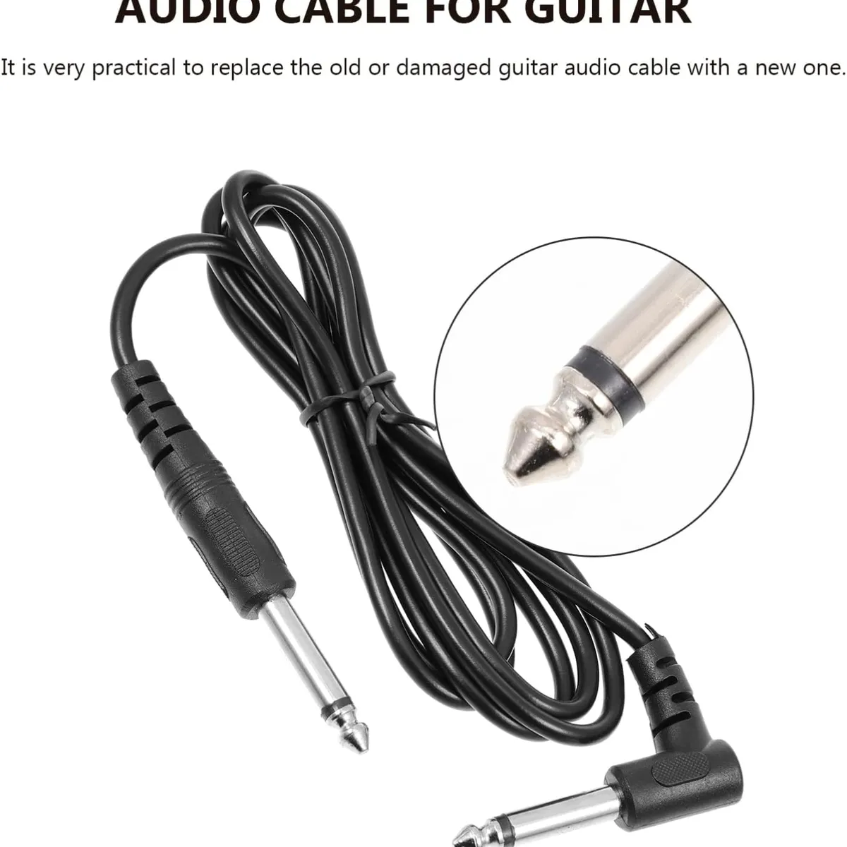 KUANGYE - Cable Guitarra De Instrumento Eléctrico Amplificador De Bajo