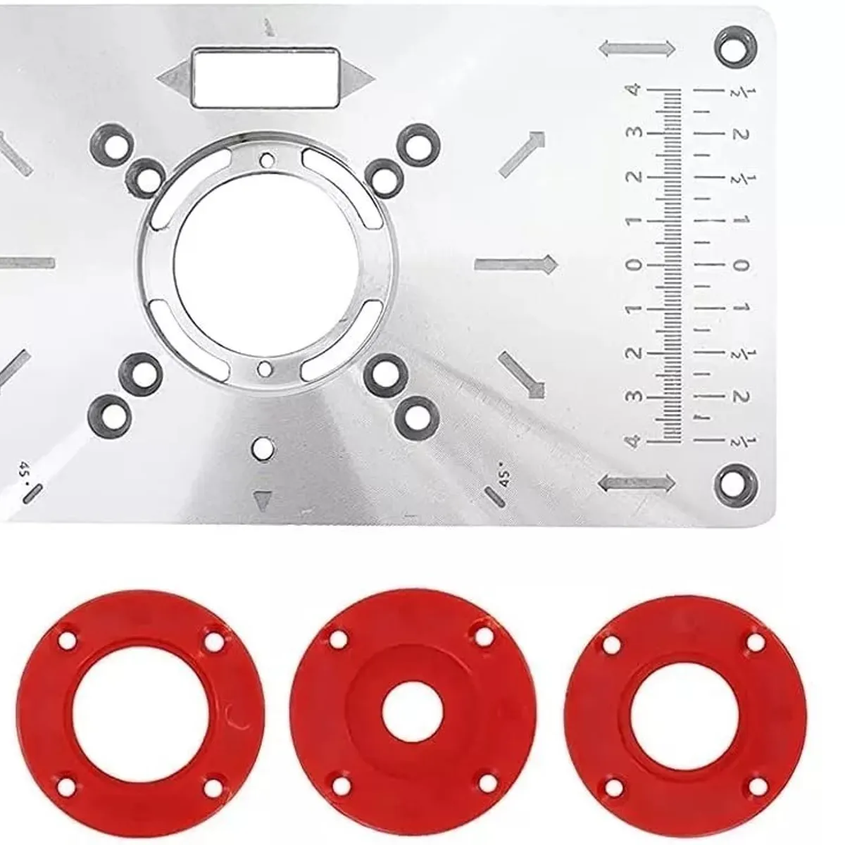 KUANGYE - Placa De Inserción Router Para Mesa Fresadora Multifunción