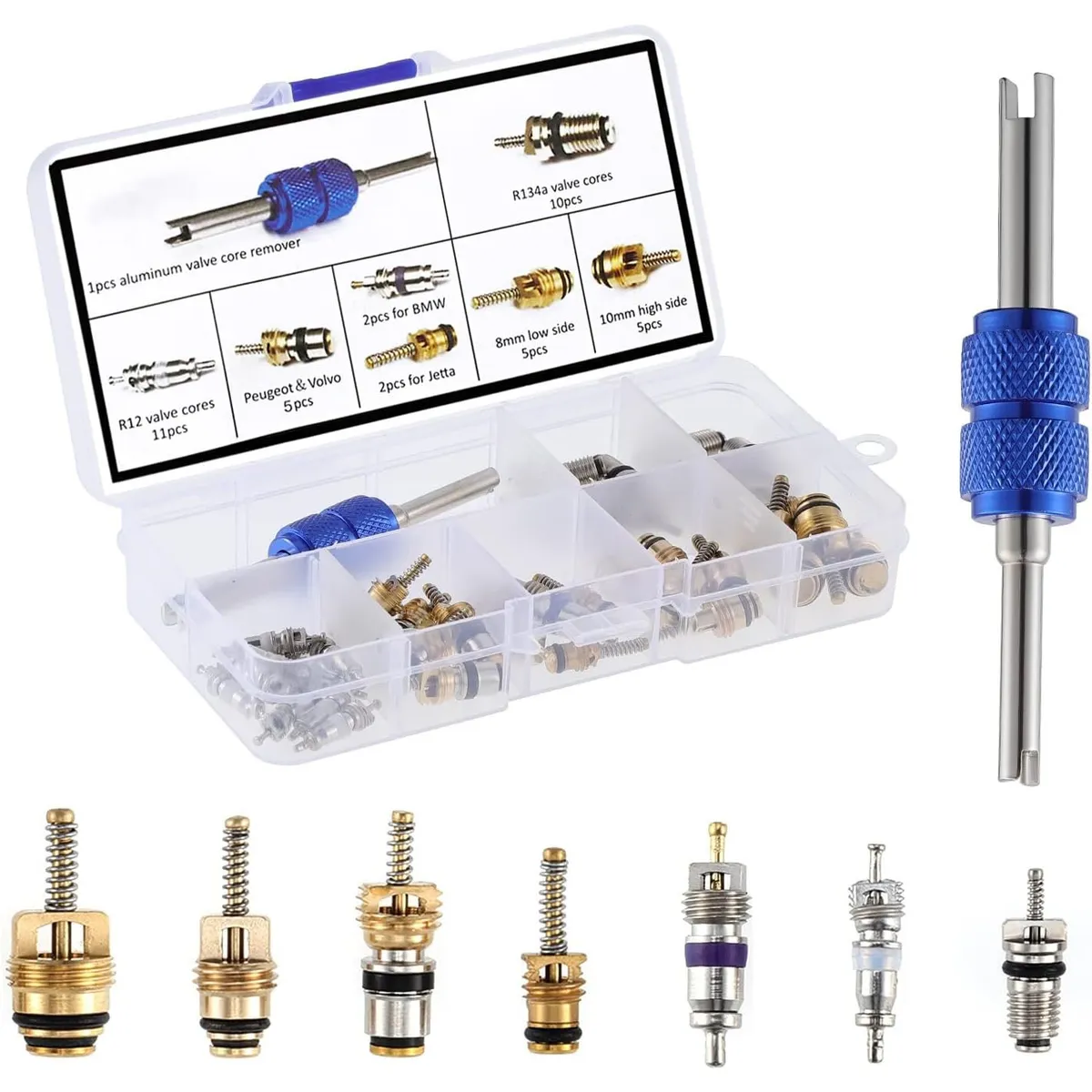 KUANGYE - Válvula De Aire Acondicionado Automóvil Núcleo R12 R134a