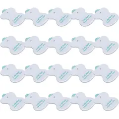 KUANGYE - 100pcs Electrodos Repuestos Parches Almohadillas Para Tens Ems