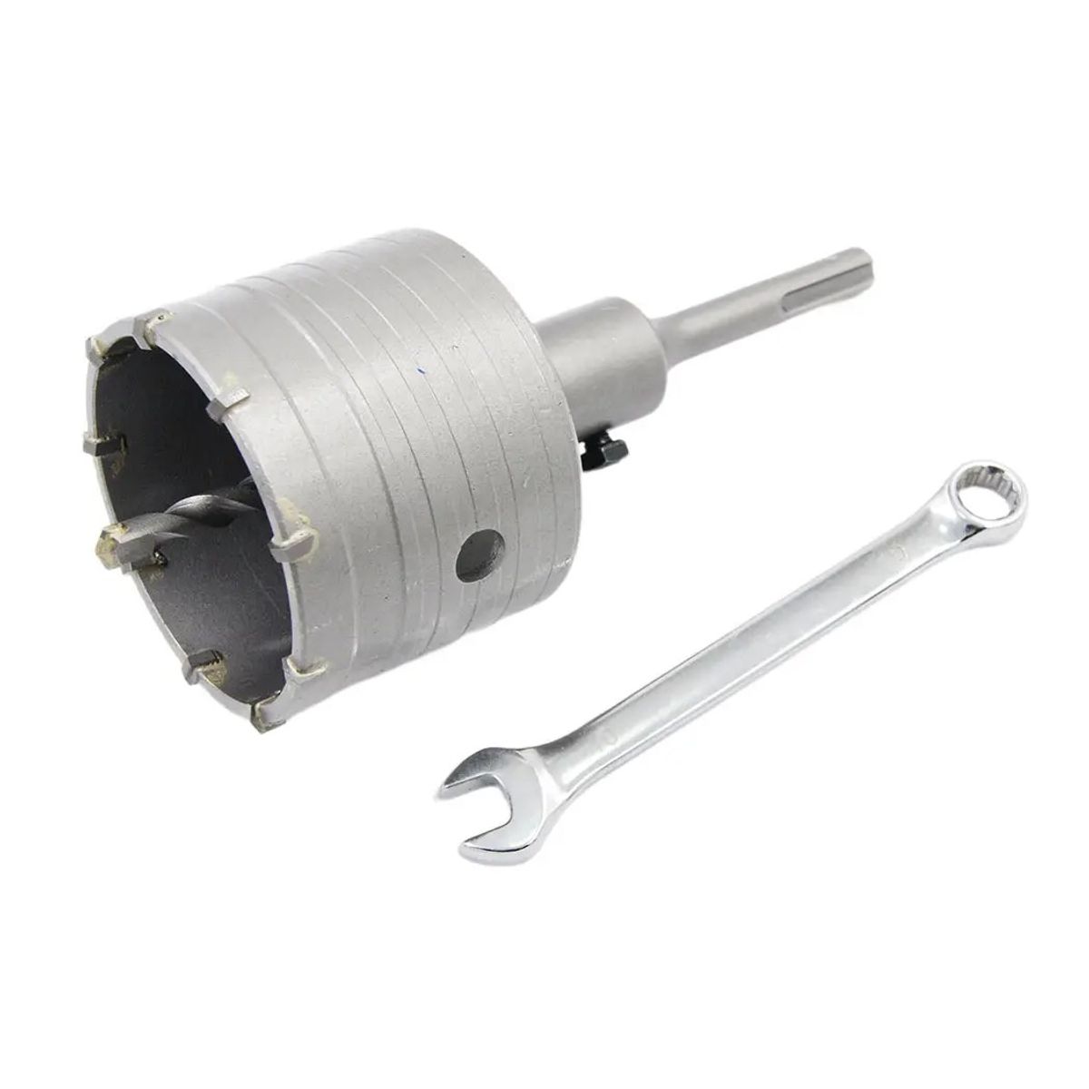 KUANGYE - Sierra Copa Diamantada 80mm Concreto Hormigon + Toma Sds plus