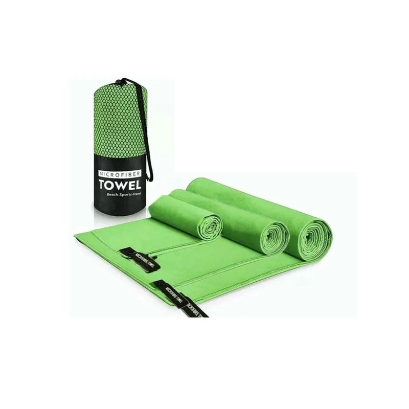 GENERICO - Toalla De Microfibra De Secado Rápido Verde