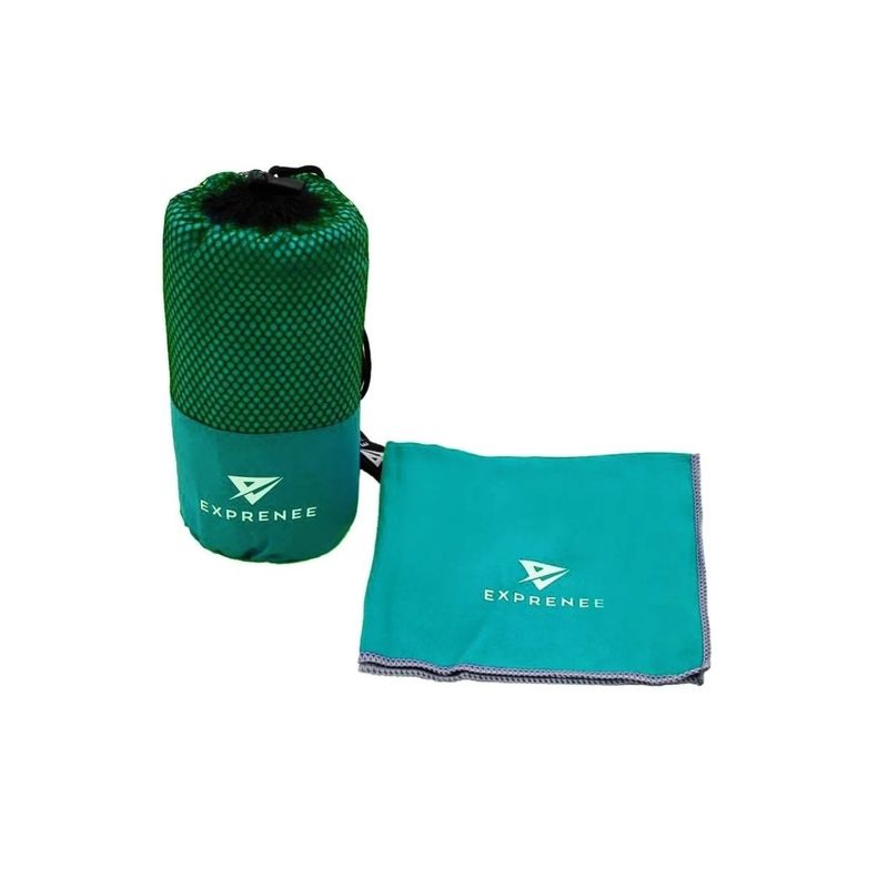 GENERICO - Set 3 Toallas Microfibra Deporte Viaje Verde