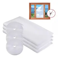 MUNDO MAGIA - Pack X5 Malla Antimosquito Ventana 130x150 Mosquitera