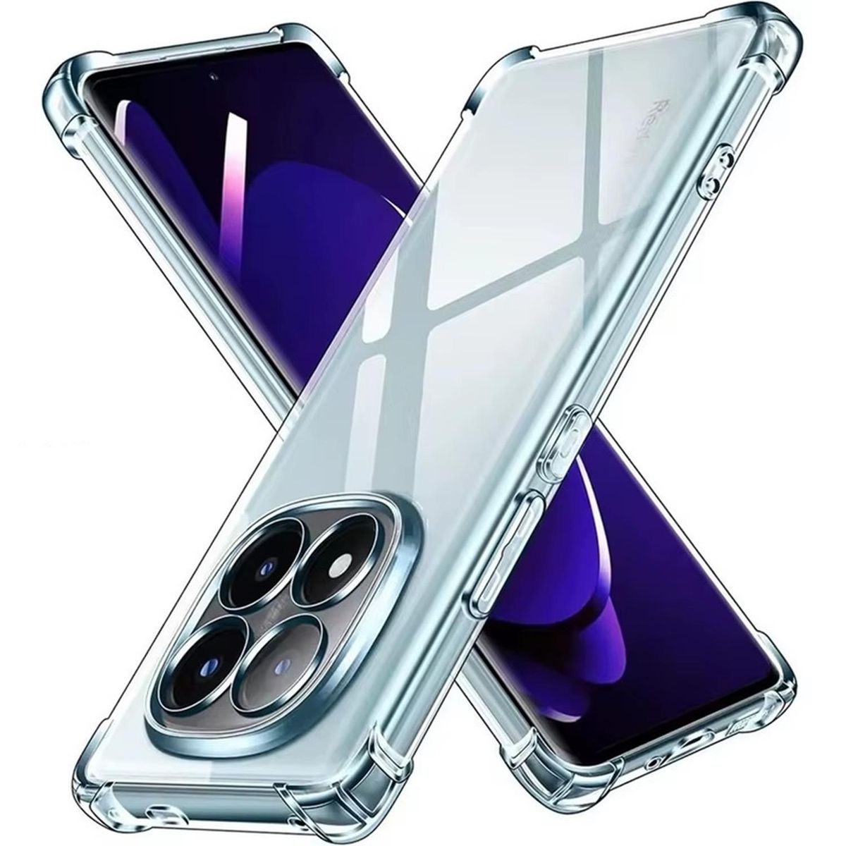 GENERICO - Carcasa Antishock Transparente para Xiaomi Redmi Note 14 Pro Plus 5g