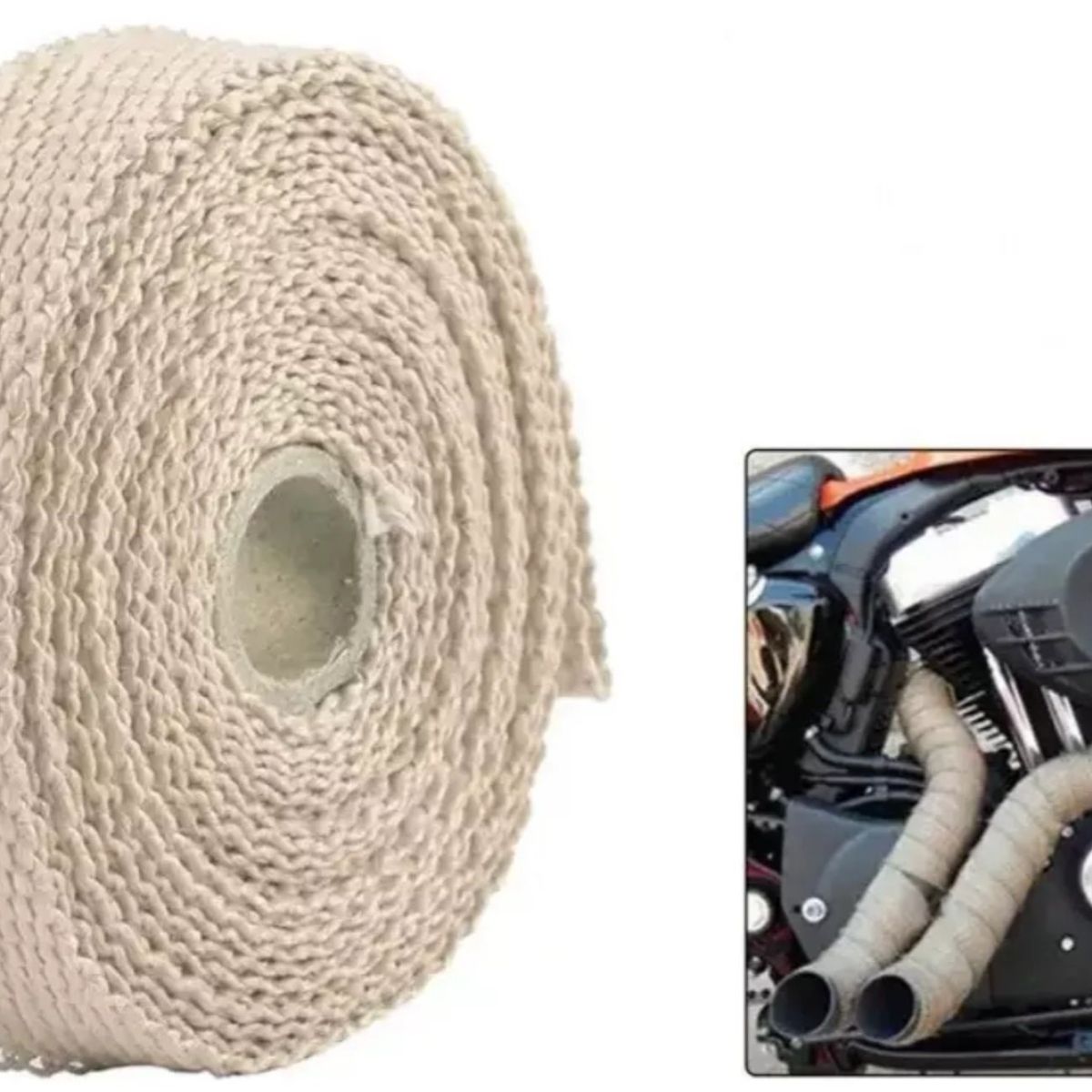 GENERICO - Cinta Térmica Aislante Escape 2000°f Autos Cool IT 15 MTRS