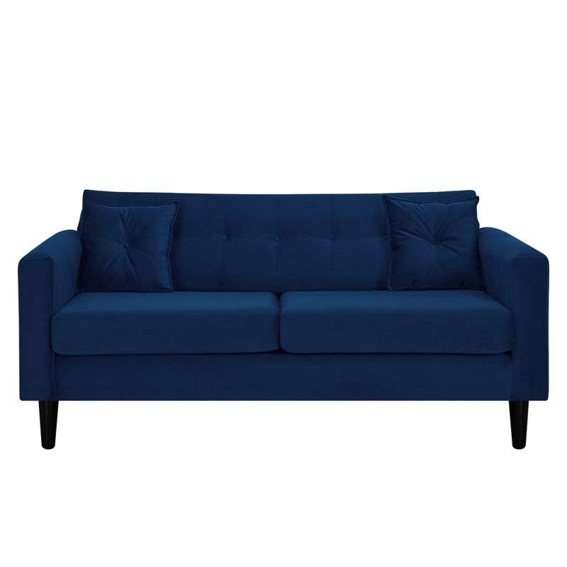 BODEVIR - Sofa New Retro 3C Felpa 00 Azul Marino