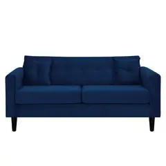 BODEVIR - Sofa New Retro 3C Felpa 00 Azul Marino