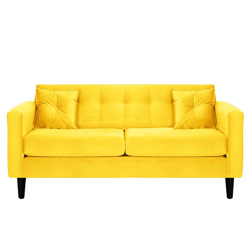 BODEVIR - Sofa New Retro 3C Felpa 00 Amarillo