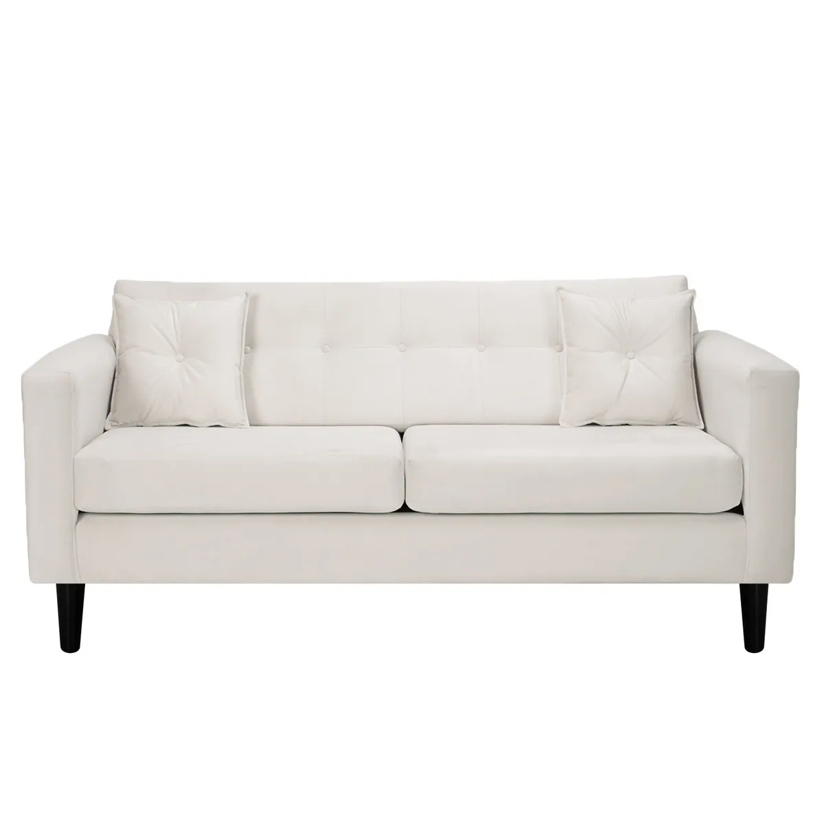 BODEVIR - Sofa New Retro 3C Felpa 00 Crudo