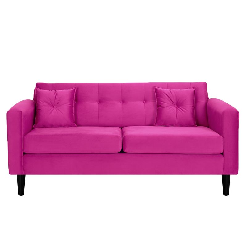 BODEVIR - Sofa New Retro 3C Felpa 00 Fucsia