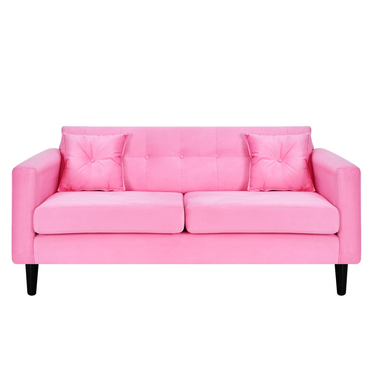 BODEVIR - Sofa New Retro 3C Felpa 00 Rosado