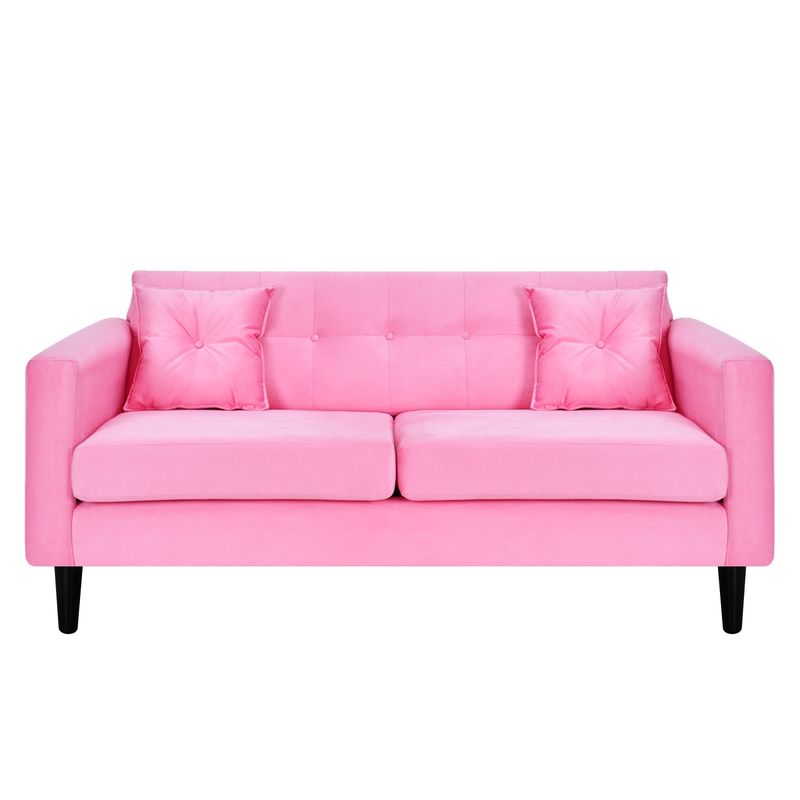 BODEVIR - Sofa New Retro 3C Felpa 00 Rosado