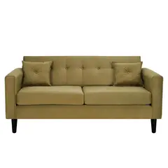 BODEVIR - Sofa New Retro 3C Felpa 00 Verde Musgo