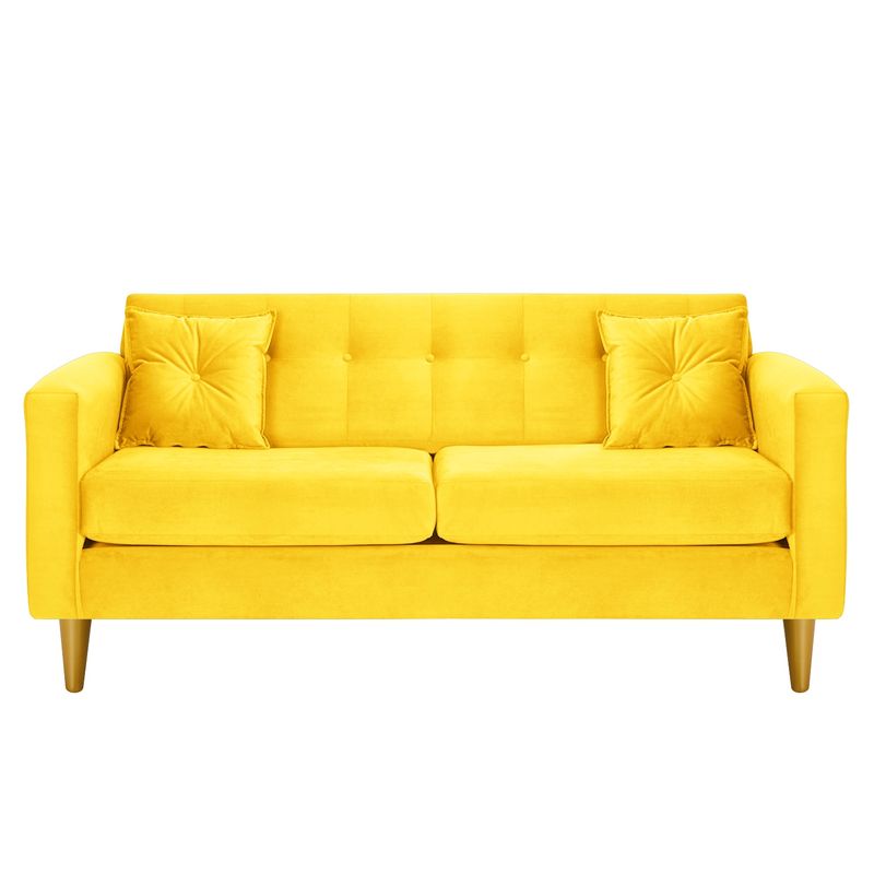 BODEVIR - Sofa New Retro 3C Felpa 01 Amarillo