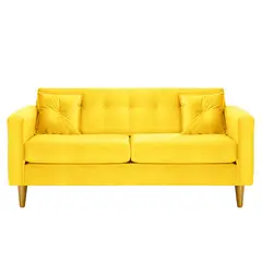 BODEVIR - Sofa New Retro 3C Felpa 01 Amarillo