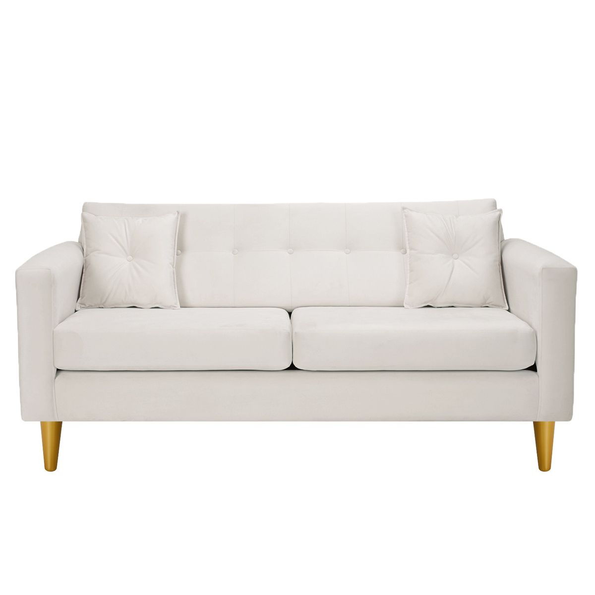 BODEVIR - Sofa New Retro 3C Felpa 01 Crudo