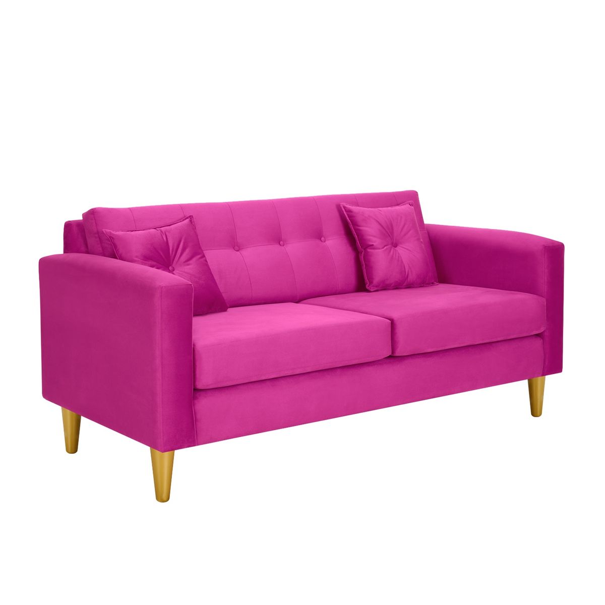 BODEVIR - Sofa New Retro 3C Felpa 01 Fucsia