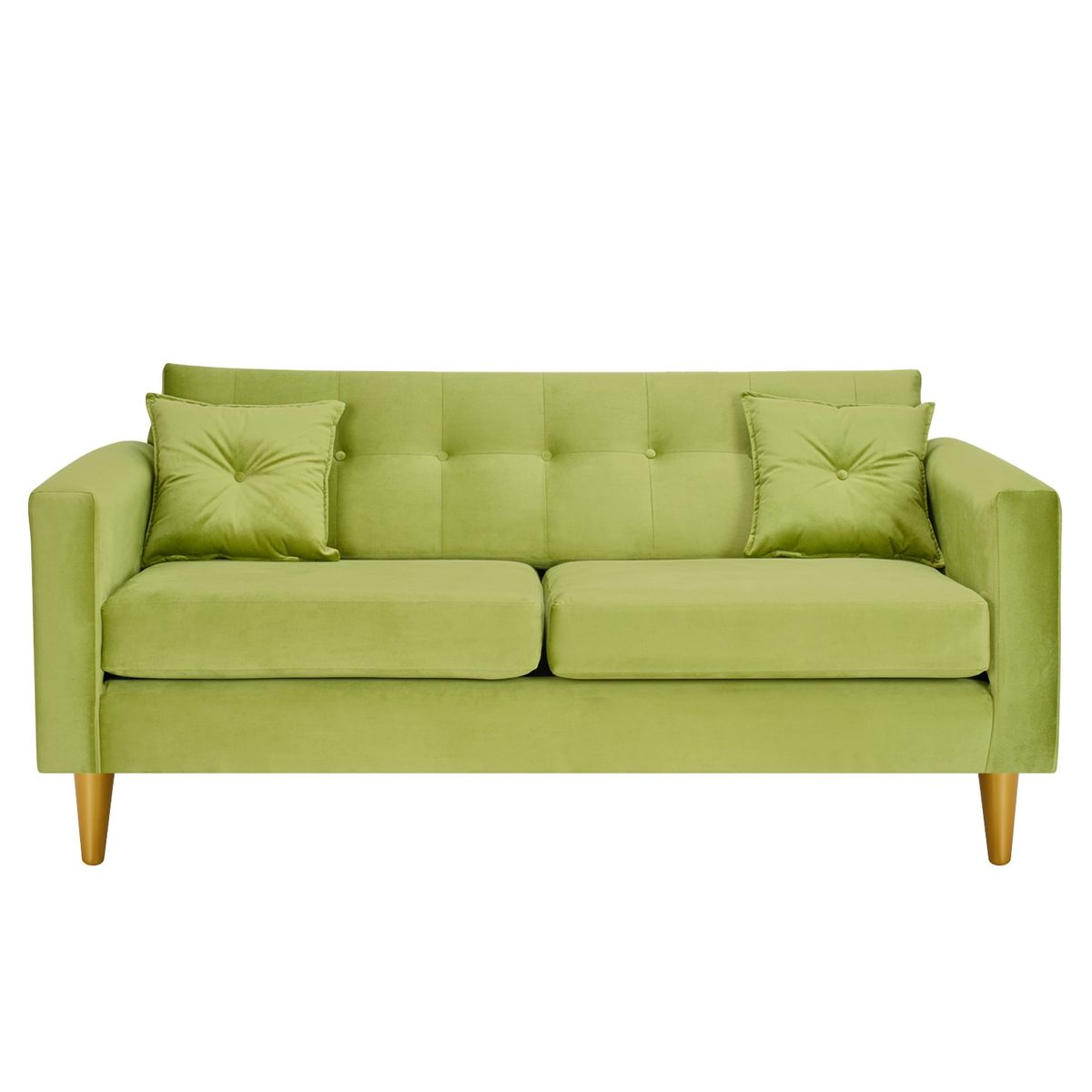 BODEVIR - Sofa New Retro 3C Felpa 01 Pistacho
