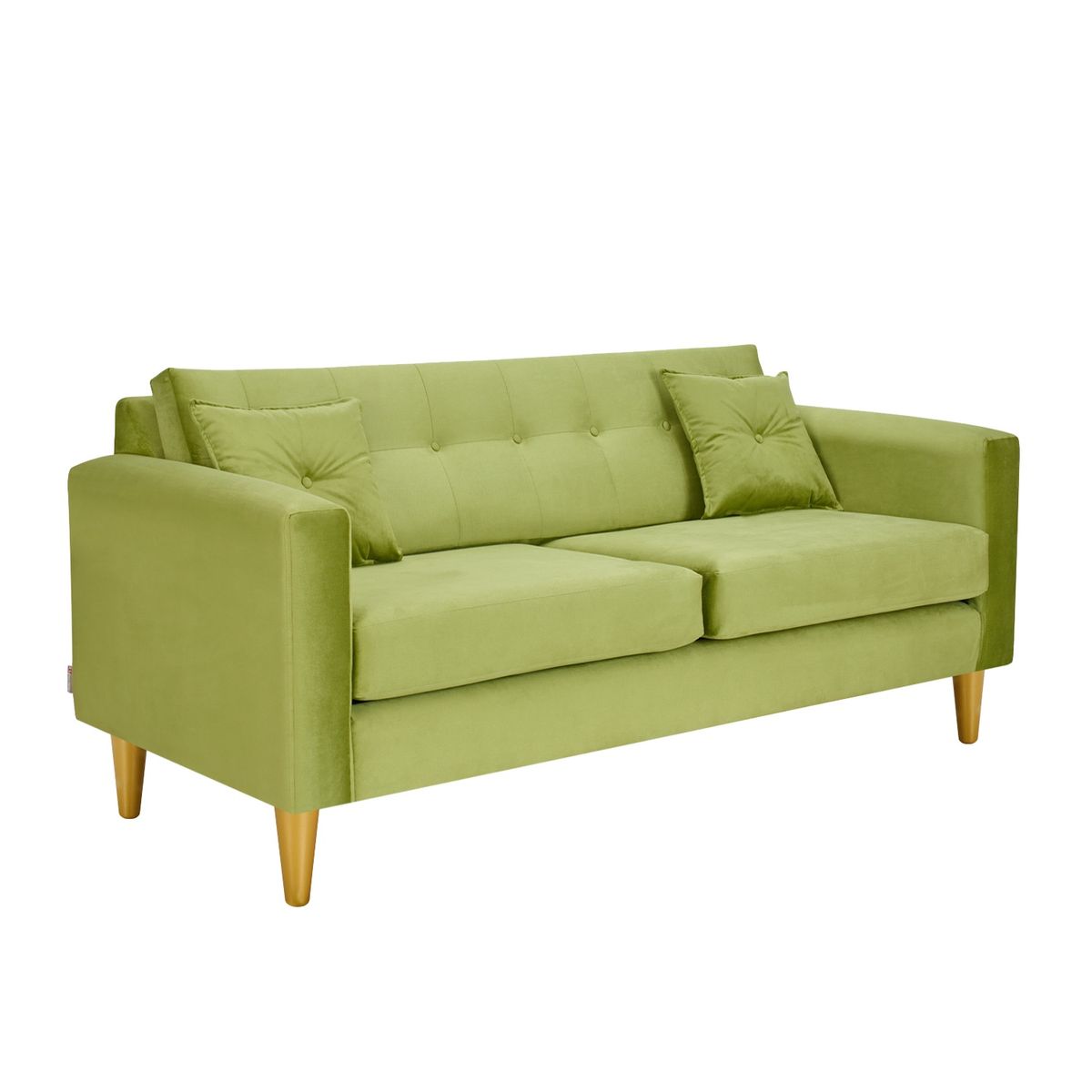 BODEVIR - Sofa New Retro 3C Felpa 01 Pistacho