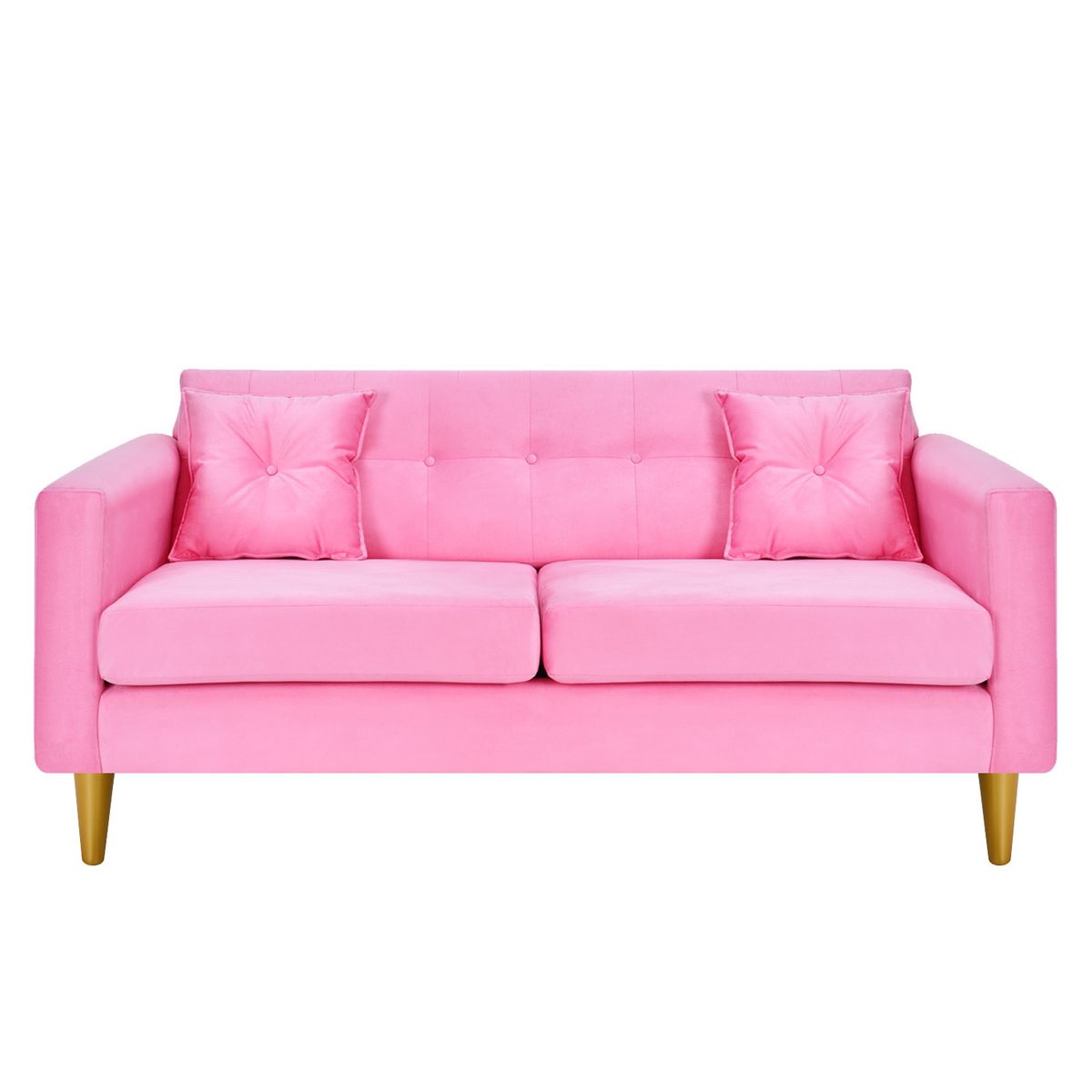 BODEVIR - Sofa New Retro 3C Felpa 01 Rosado