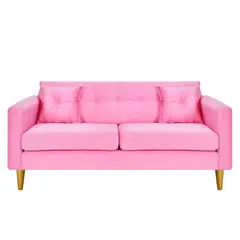 BODEVIR - Sofa New Retro 3C Felpa 01 Rosado
