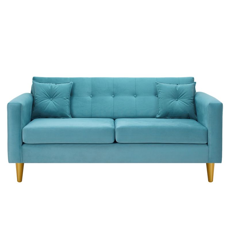 BODEVIR - Sofa New Retro 3C Felpa 01 Turquesa