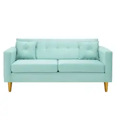 BODEVIR - Sofa New Retro 3C Felpa 01 Verde Agua