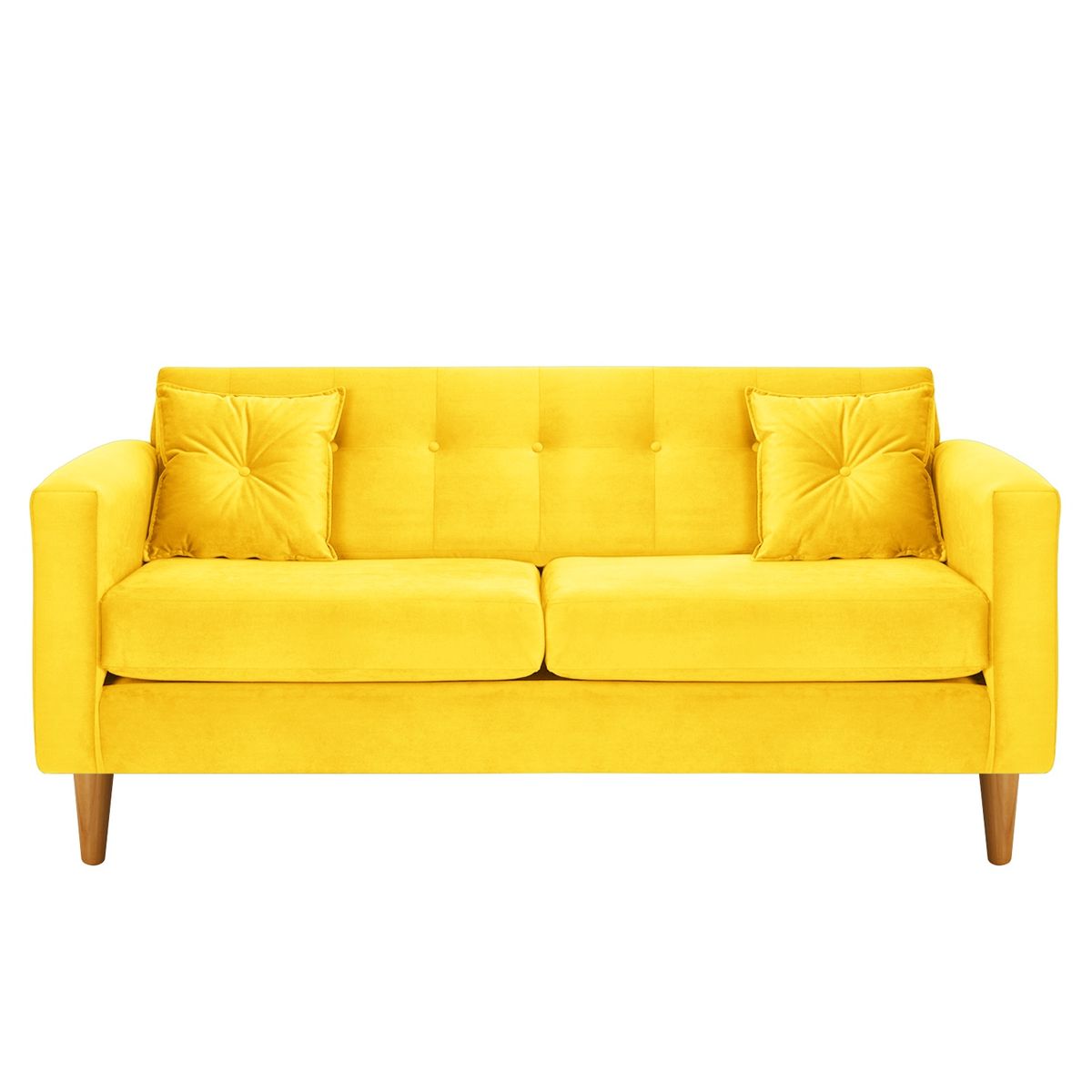 BODEVIR - Sofa New Retro 3C Felpa 04 Amarillo