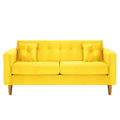 BODEVIR - Sofa New Retro 3C Felpa 04 Amarillo