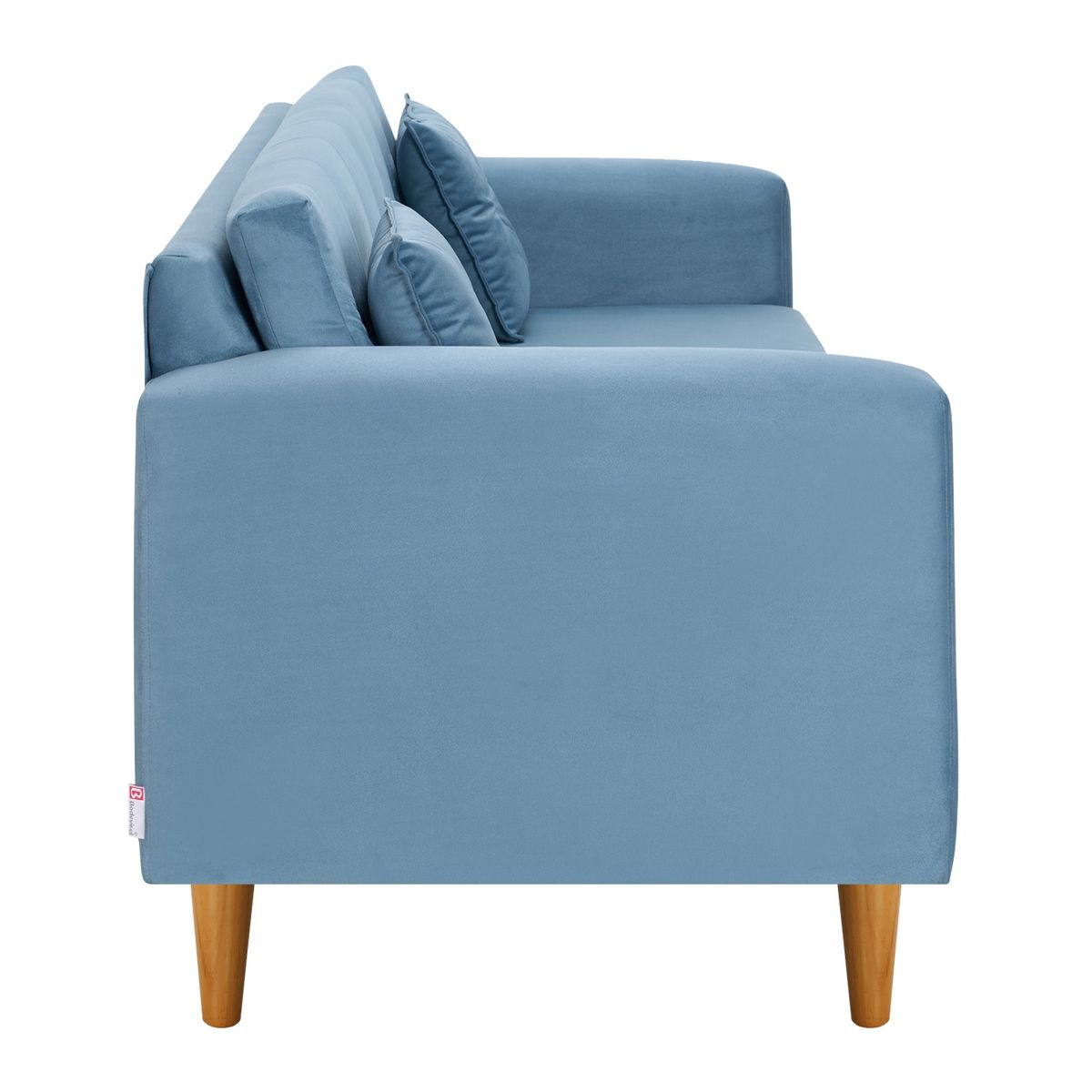 BODEVIR - Sofa New Retro 3C Felpa 04 Azul Petroleo