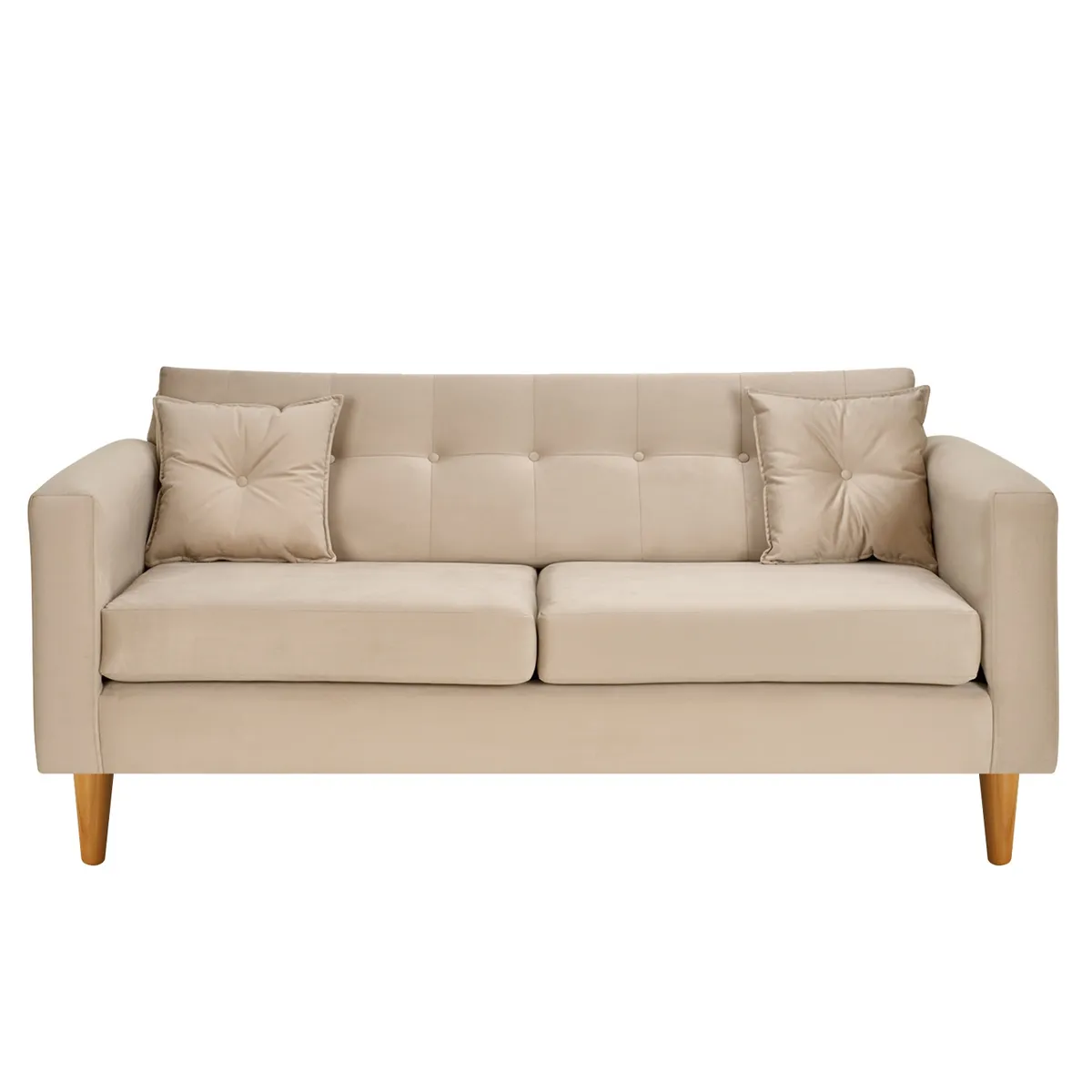 BODEVIR - Sofa New Retro 3C Felpa 04 Beige