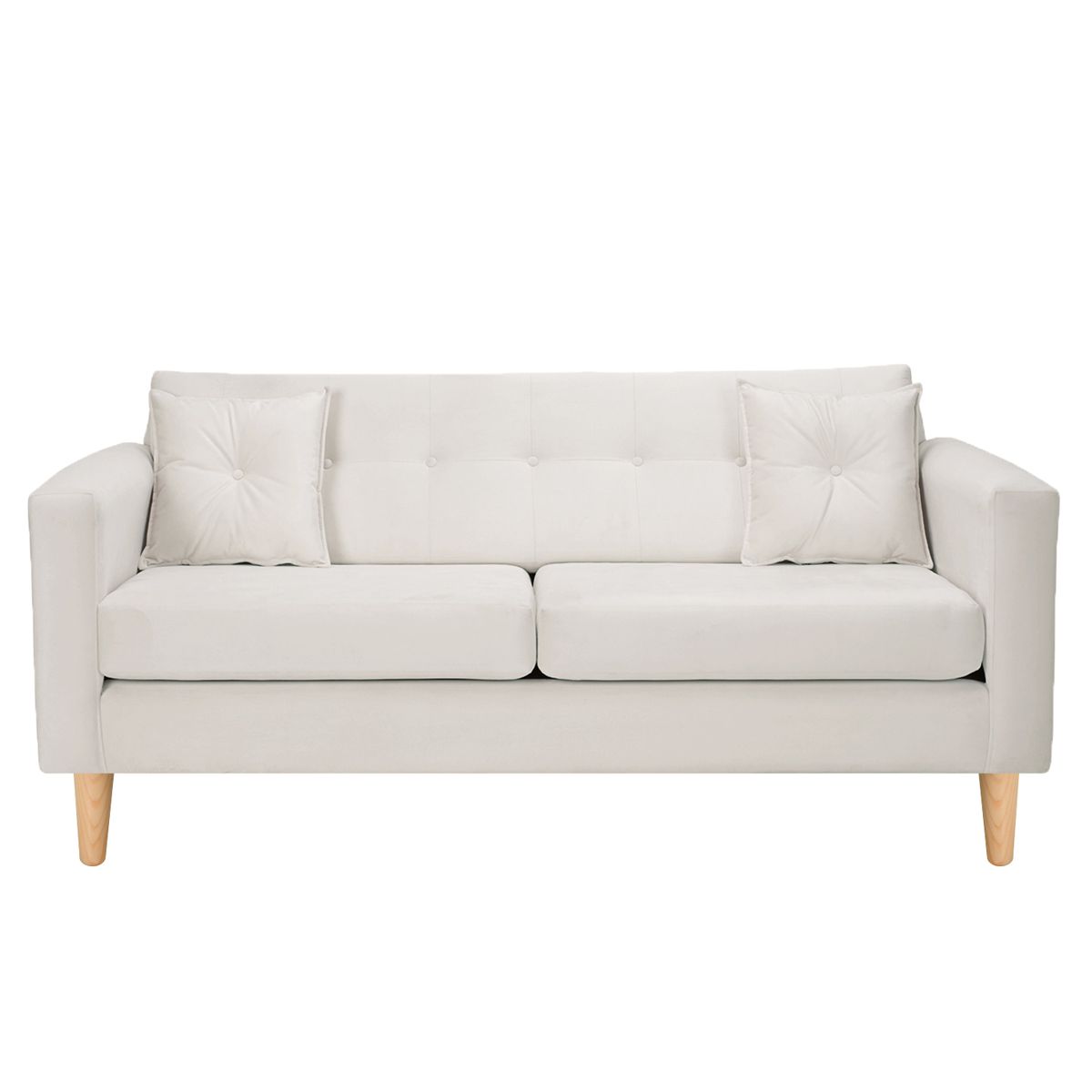 BODEVIR - Sofa New Retro 3C Felpa 04 Crudo
