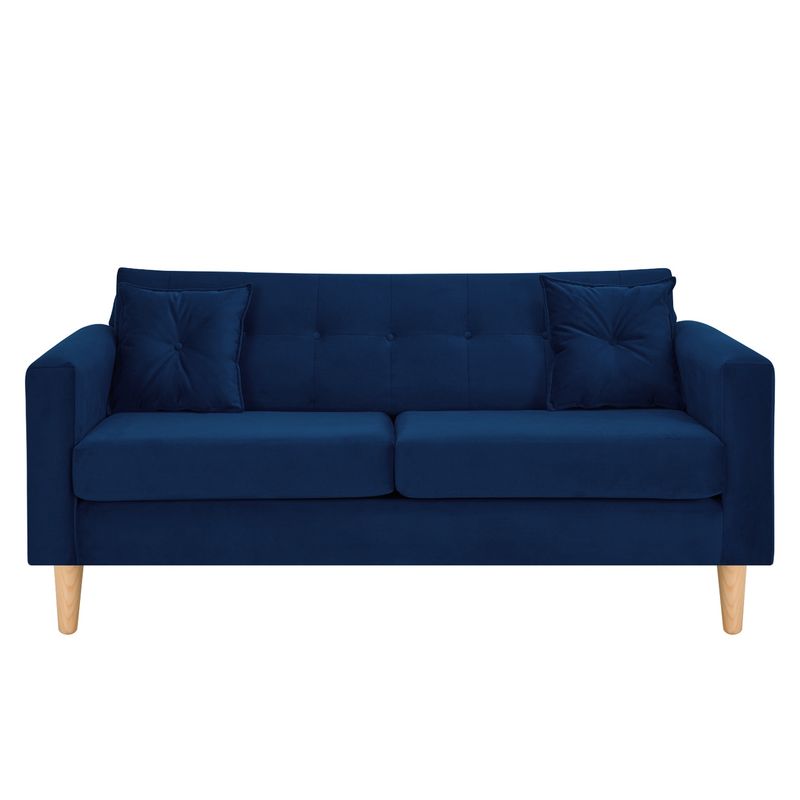 BODEVIR - Sofa New Retro 3C Felpa 05 Azul Marino