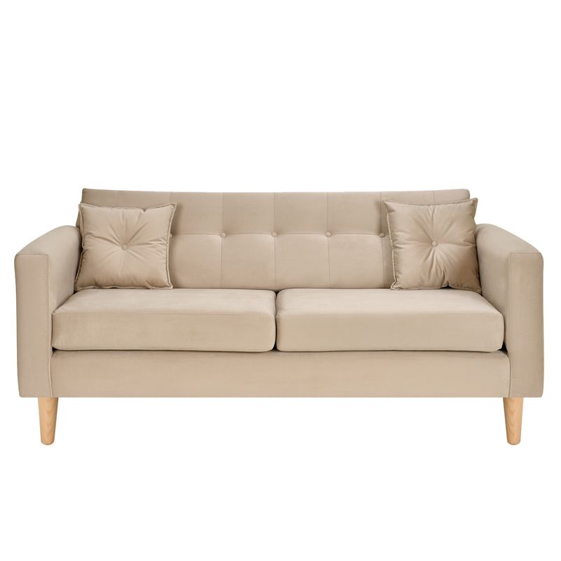 BODEVIR - Sofa New Retro 3C Felpa 05 Beige