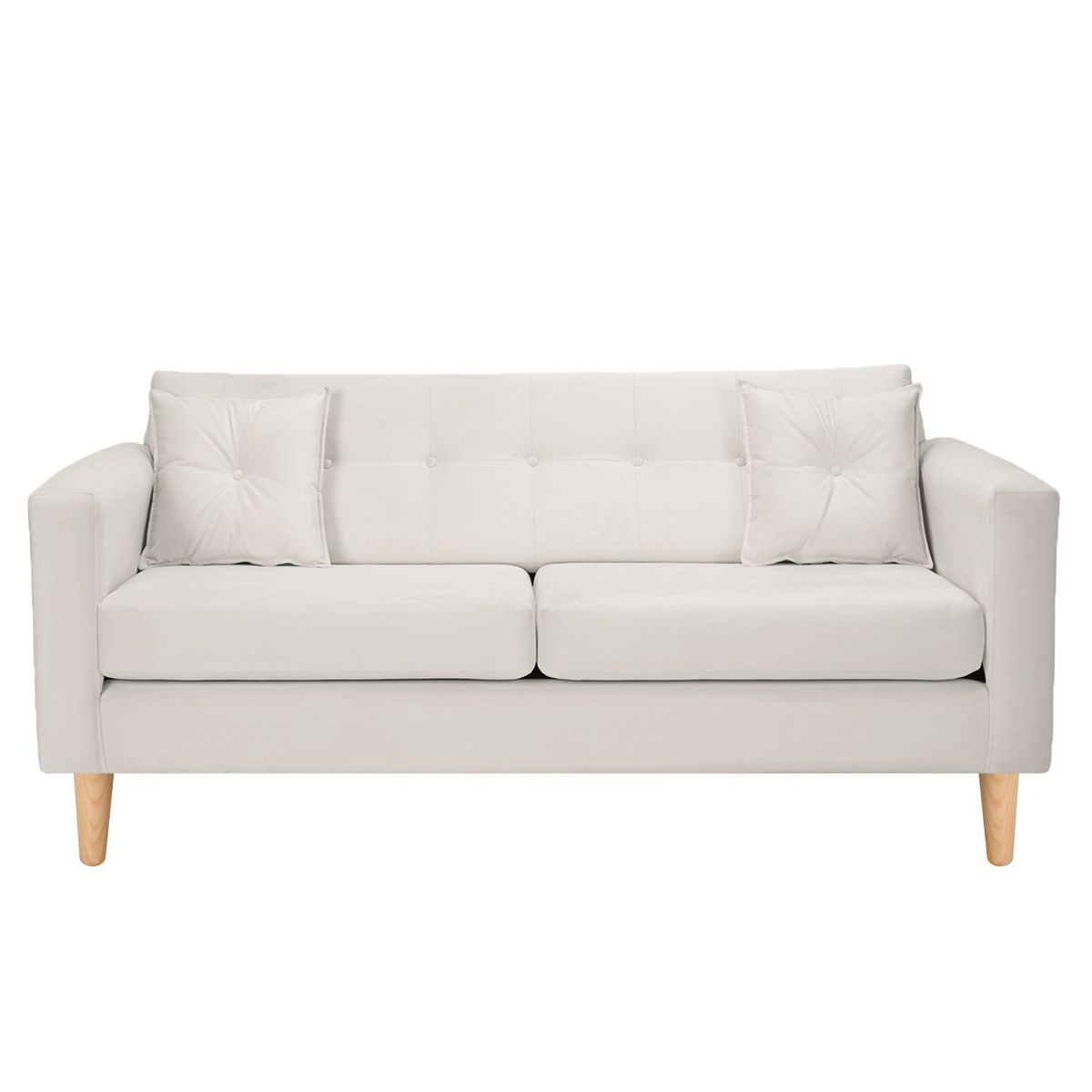 BODEVIR - Sofa New Retro 3C Felpa 05 Crudo