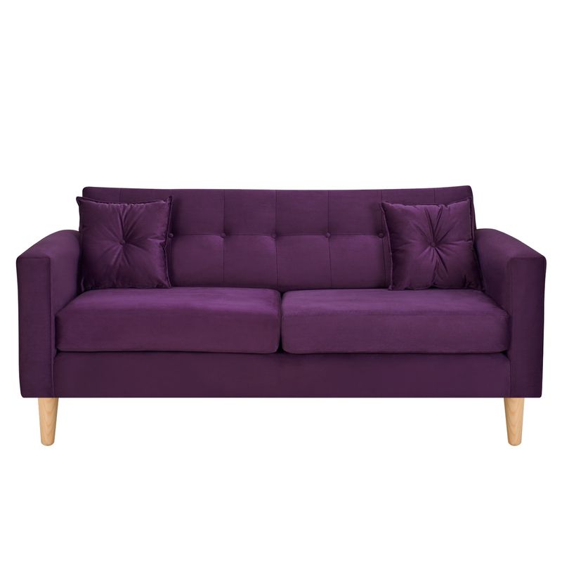 BODEVIR - Sofa New Retro 3C Felpa 05 Morado