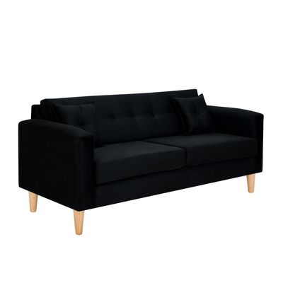 Imagen 2 del producto Sofa New Retro 3C Felpa 05 Negro