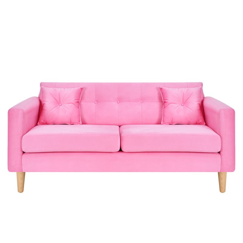 BODEVIR - Sofa New Retro 3C Felpa 05 Rosado